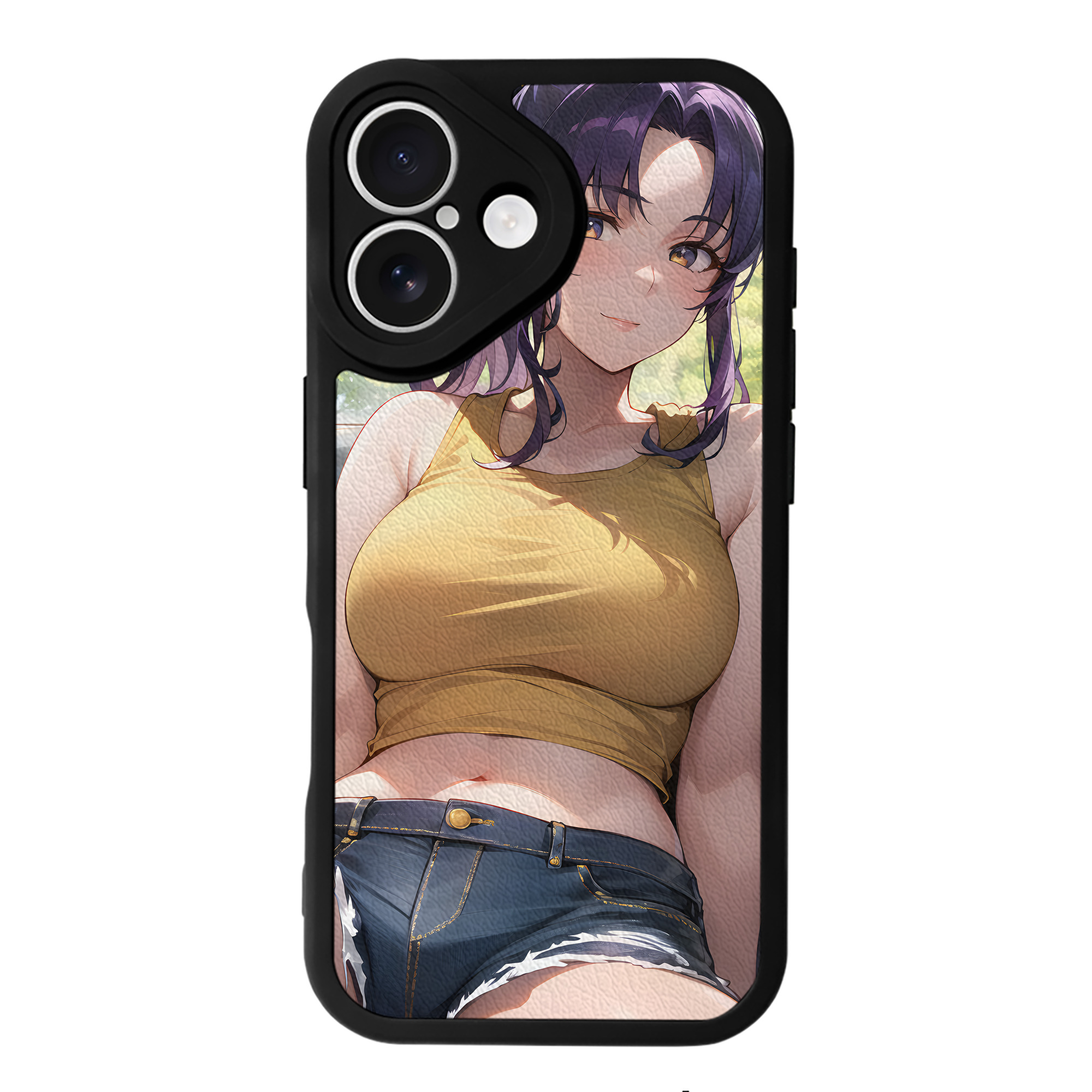 （画像用） EVA 新世紀エヴァンゲリオン 【iPhone 16シリーズ対応】シリコンスマホケース（レザー調） 材質：シリコン